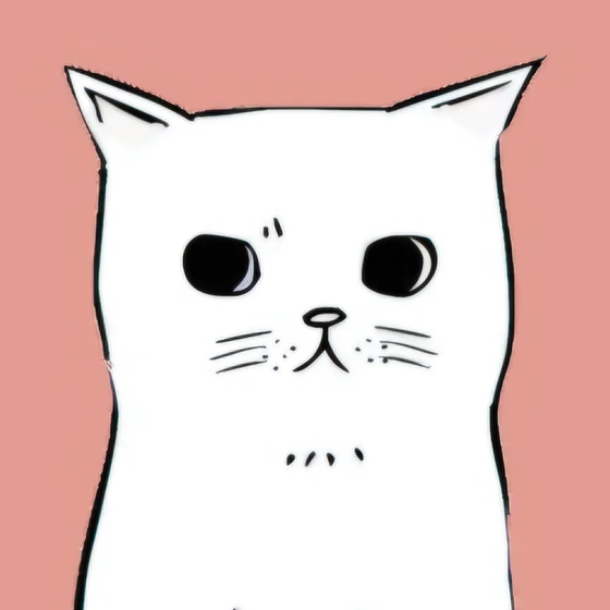 박효경이 자기 표식으로 쓰는 흰 고양이 그림